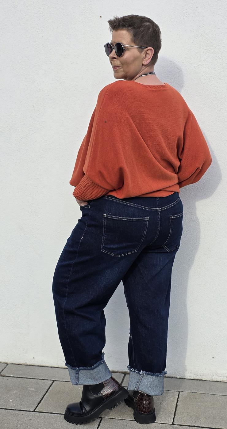 Preview: Dora Barrel Fit -  Mid Blue Preview: Dora Barrel Fit -  Mid Blue