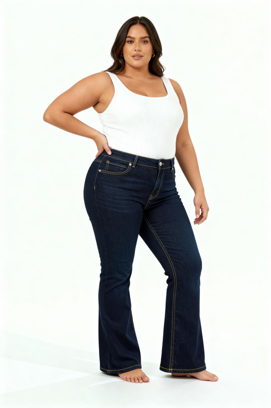 Fiona Bootcut - Dark Blue