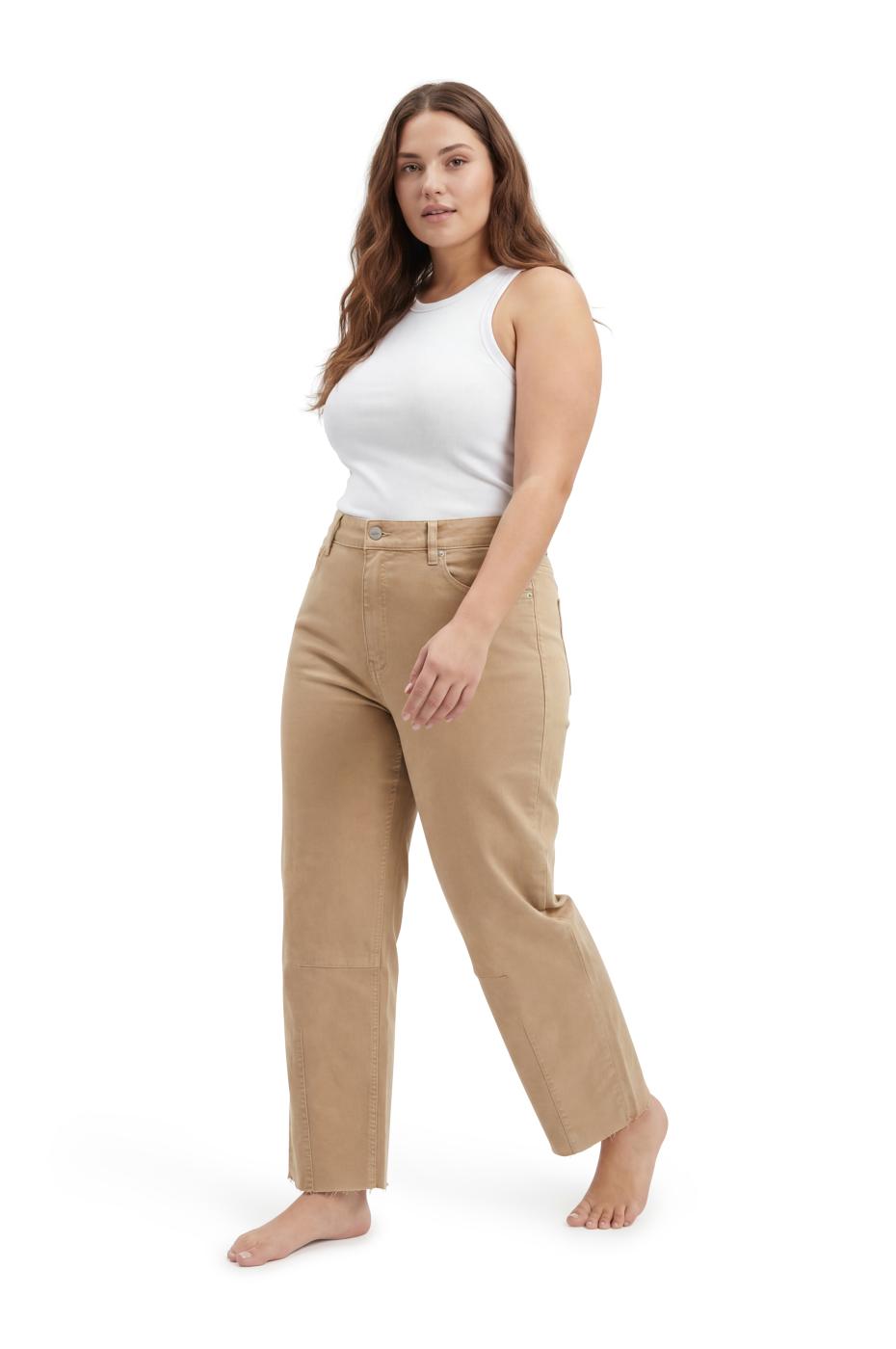 Dora Barrel Fit - Camel