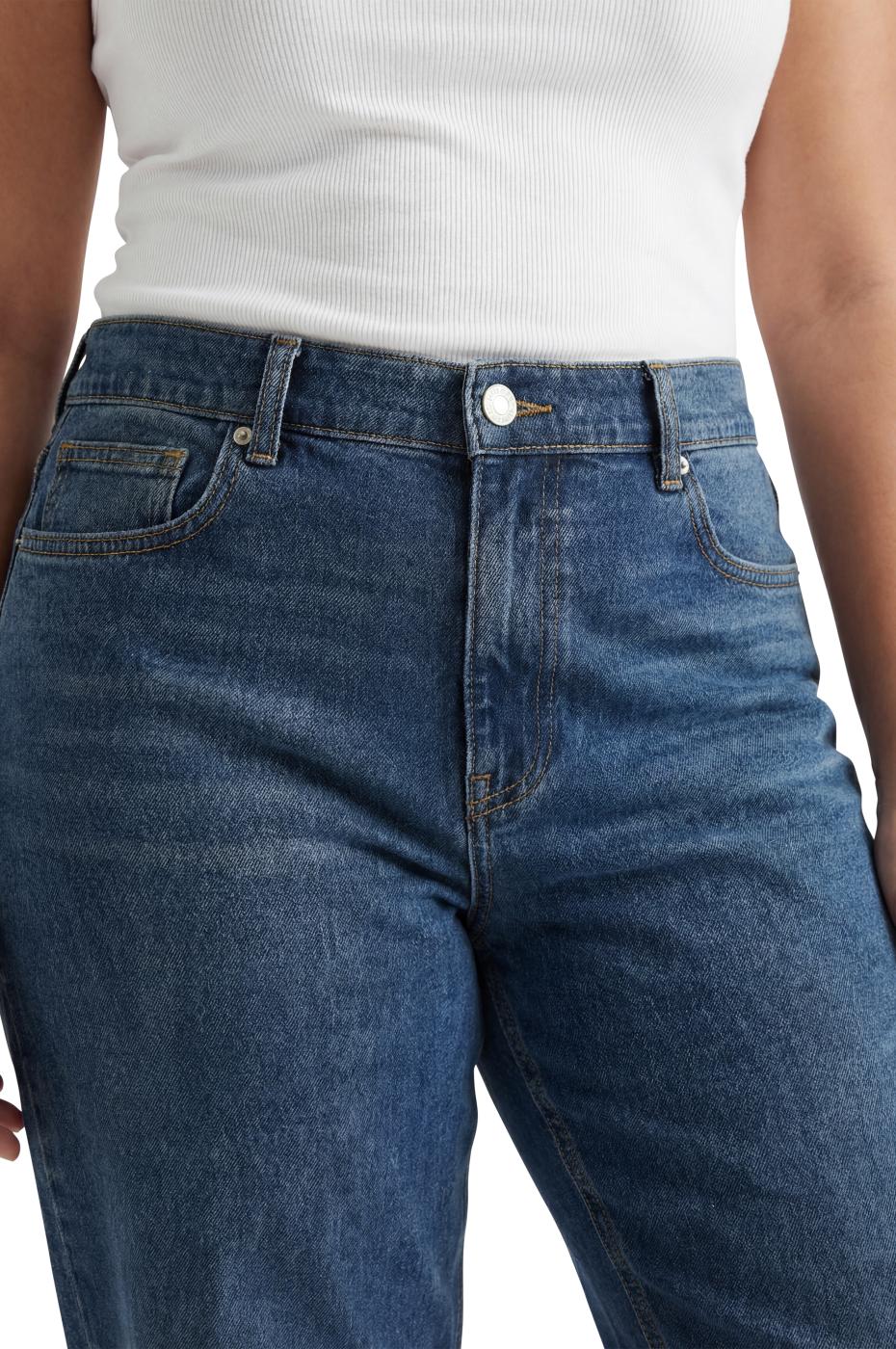 Preview: Dora Barrel Fit - Middle Blue