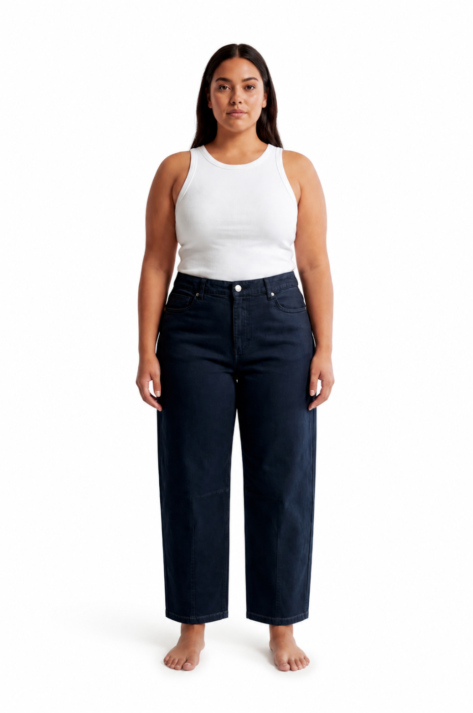 Dora Barrel Fit - Navy