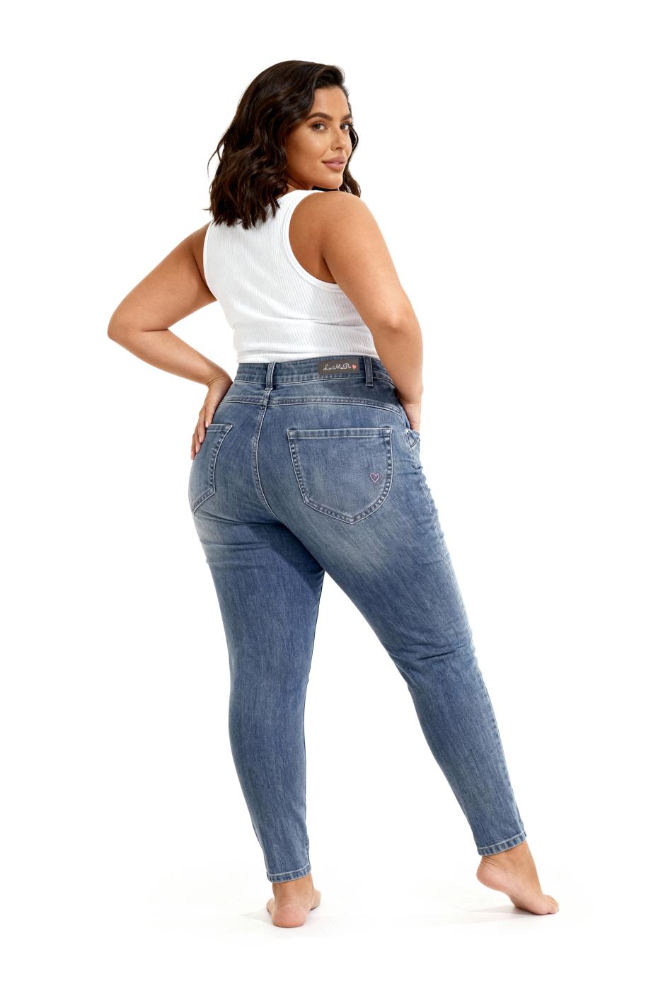 Preview: Samara Slim - Mid Blue