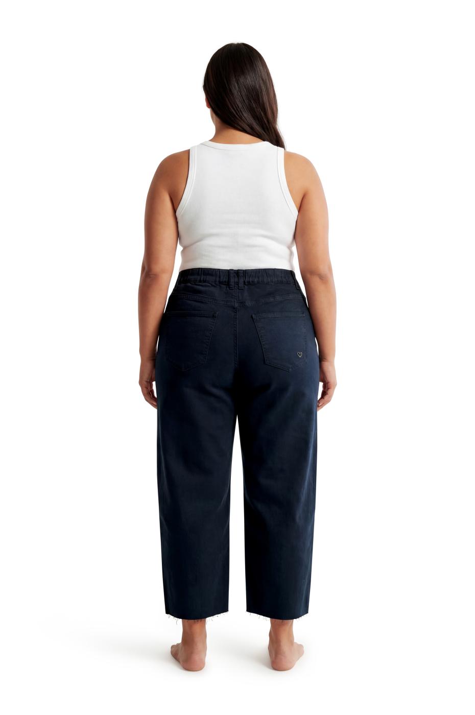 Dora Barrel Fit - Navy