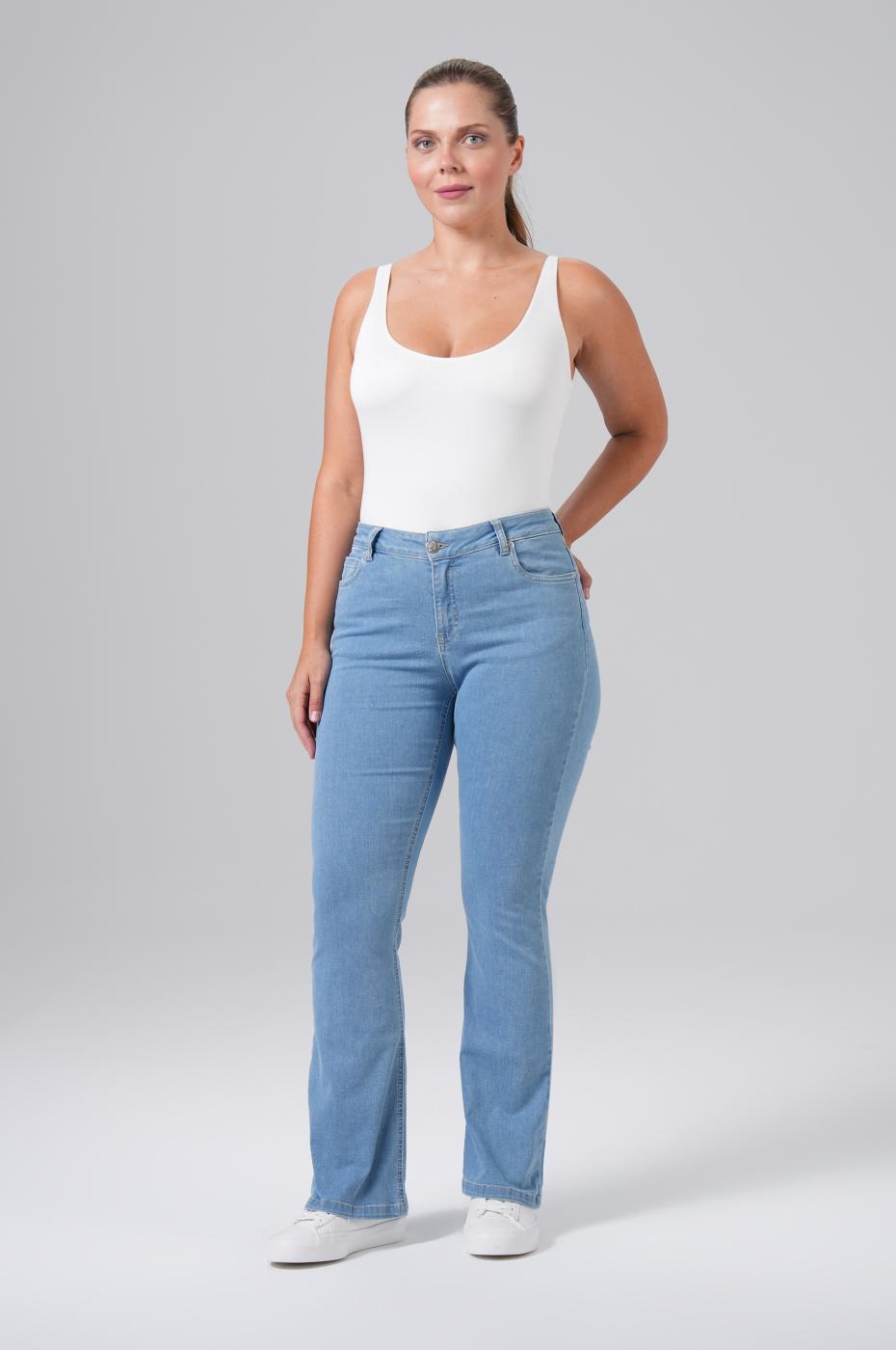 Fiona Bootcut - Light Blue