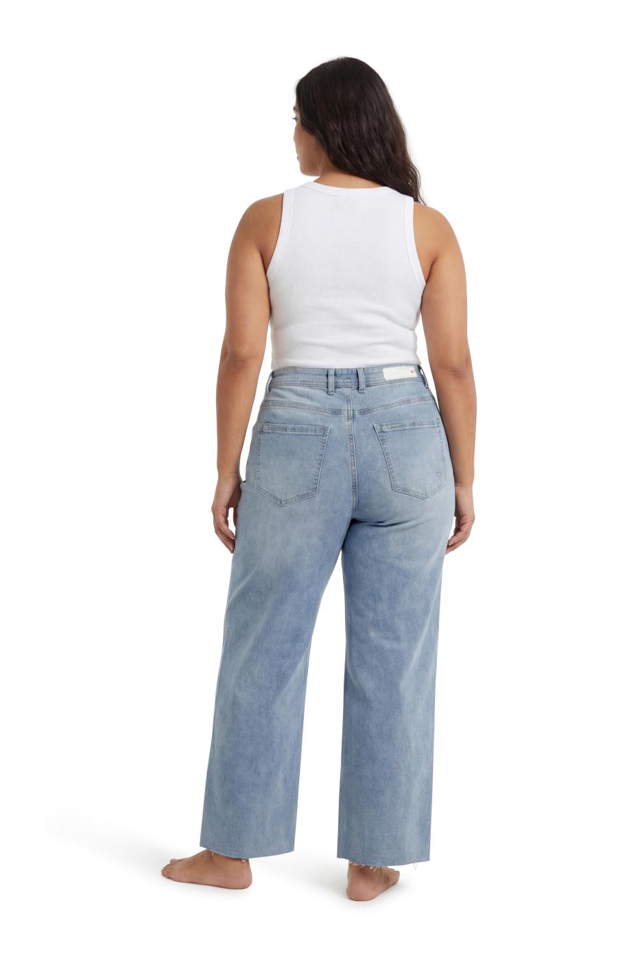 Frida Wide Leg - Light Blue